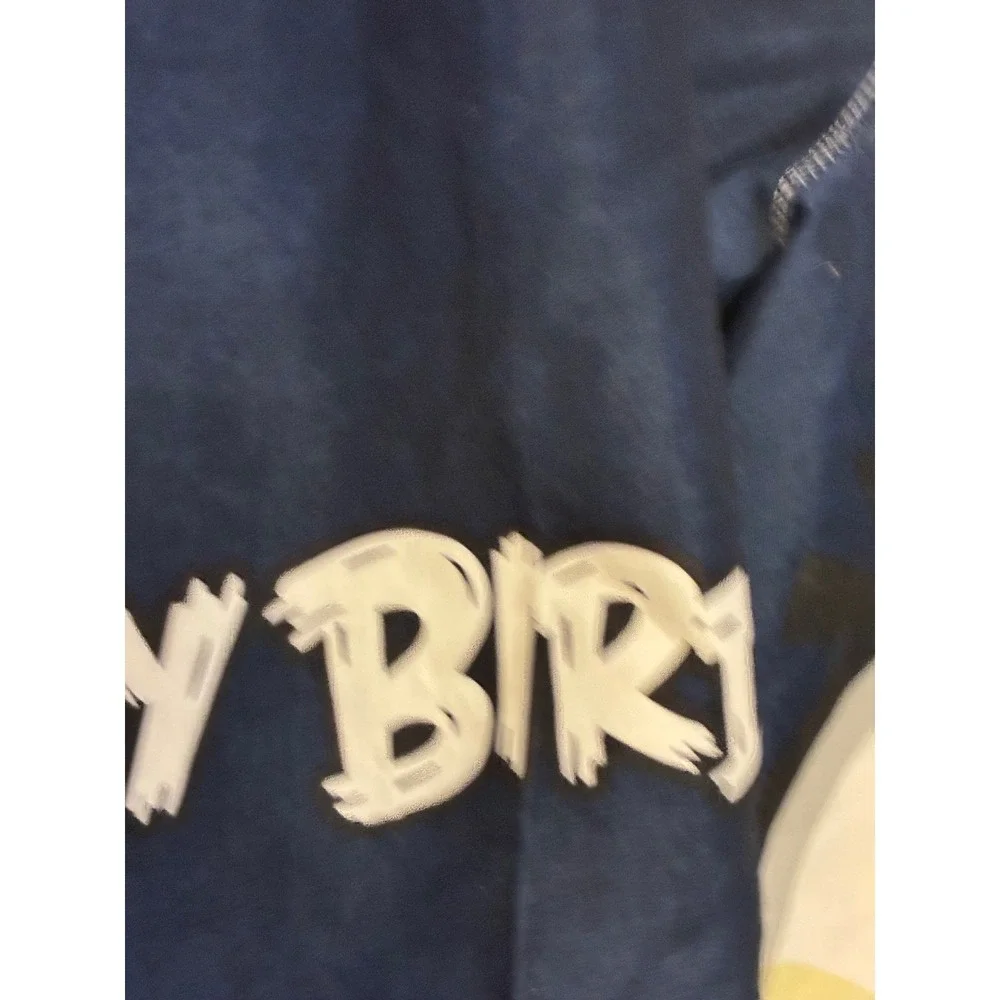 🎉Angry Birds Kids Swim Trunks  Blue Red Board Shorts  Size M